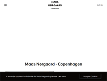 Tablet Screenshot of madsnorgaard.dk
